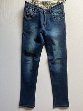 Cantabil Jeans Co. Men's Faded Blue Straight Denim Size 34